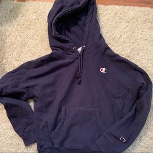 Navy Blue Champion Sweatshirt Size: Small
